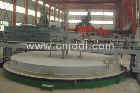 大型井式法兰热处理炉